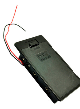 5pcs*2 Pcs Black Battery Holder Case Wired w Cover for 6 x A