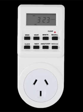 7 Day Electronic LCD Plug-in 12/24 Hour Timer Switch Plug So