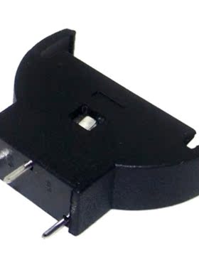 Box Holder For 2 x AA Black With Wire Leads Plastic Battery