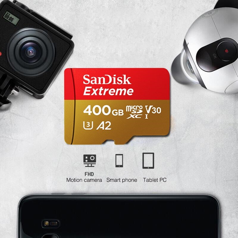 Sandisk Micro-Sd-Card 256G Extreme/pro 128G Read-Speed 64G C-图1