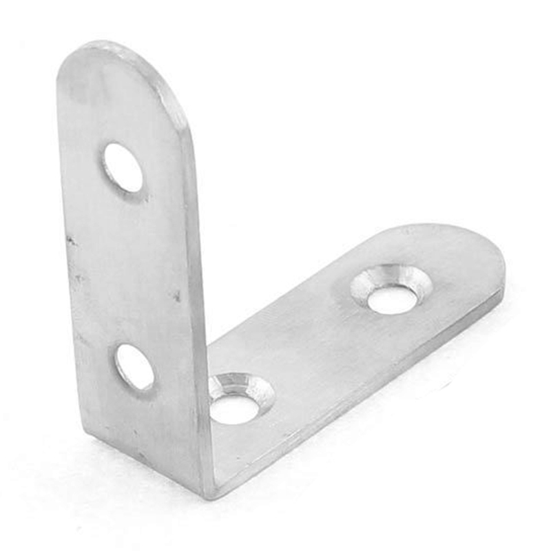 Flat L Shape Shelf Support Corner Brace Angle Bracket 5 x 5c-图1