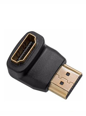HDMI Male to Female Connector Adapter 270/90 Degree Gold Pla