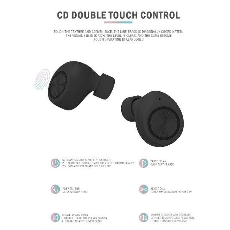 Wireless Bluetooth 5.2 Earphone Noise Cancelling Headset 3d - 图2