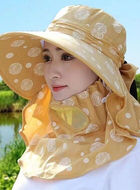 棉麻凉帽防晒帽子女新款
