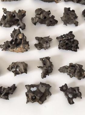 鱼缸造景太湖石玻璃鱼缸造景假山流水鱼缸内饰造景摆件天然洞石