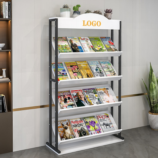 Floor-standing newspaper rack magazine rack storage rack