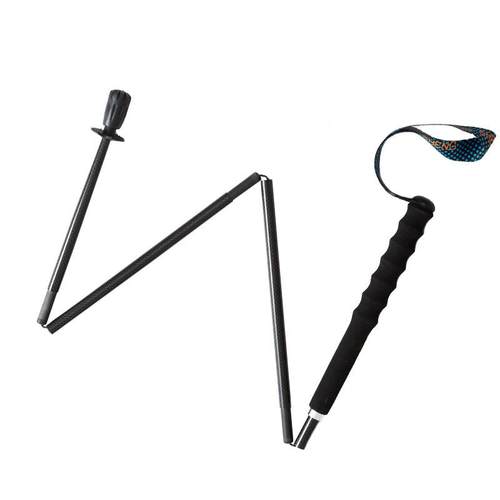 厂家直供超轻高模量k平纹亮光碳纤维折叠登山越野手杖 - 图2