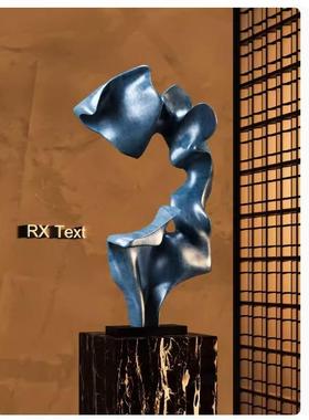 艺贝子酒店大堂太湖石雕塑空间园林造景观摆件创意装置落地假山石