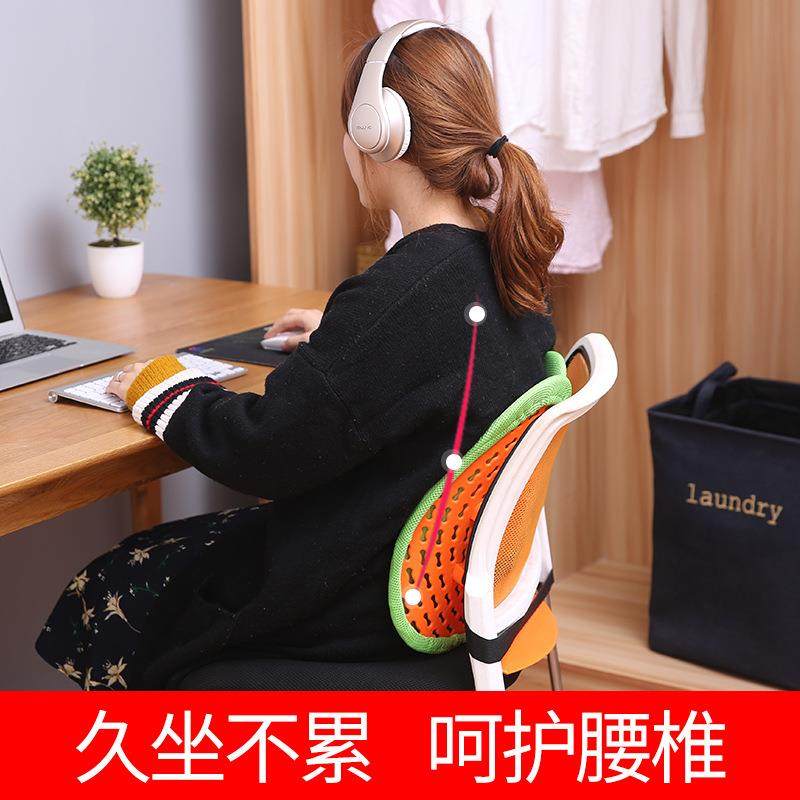 新款汽车双背腰靠垫夏季通风按摩腰靠护腰靠垫办公室座椅靠背腰托,淘宝优惠券,粉丝福利购,淘宝优惠卷