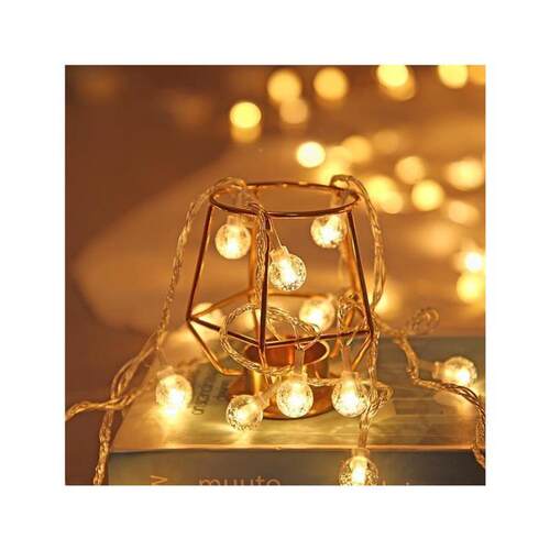 XMAS LED Ball Lights Fairy String Power Christmas Decoratio1 - 图0
