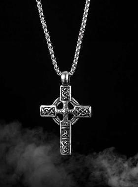 jewelry retro niche design cross pendant hip-hop steet tita