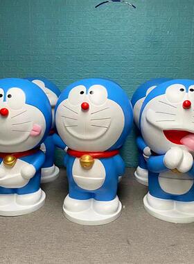 哆啦梦大型摆件玻璃钢卡通叮当猫雕塑商场儿童乐园店铺门口装饰