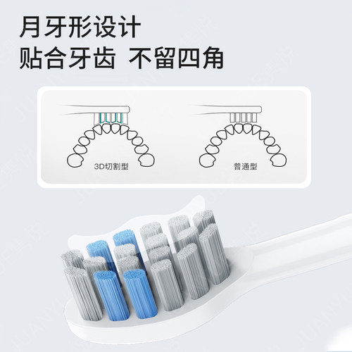 适配Midea/美的电动牙刷头S1P/SS替换头成人通用软毛 - 图2