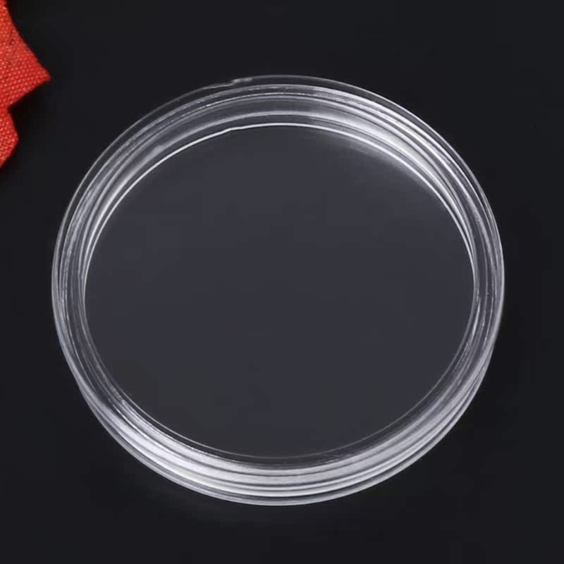P82C 1 PC 38.6mm Round Acrylic Coin Capsule Clear Storage - 图1