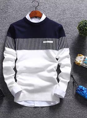 2022 New Men's Autumn Winter Pullover Wool Slim Fit