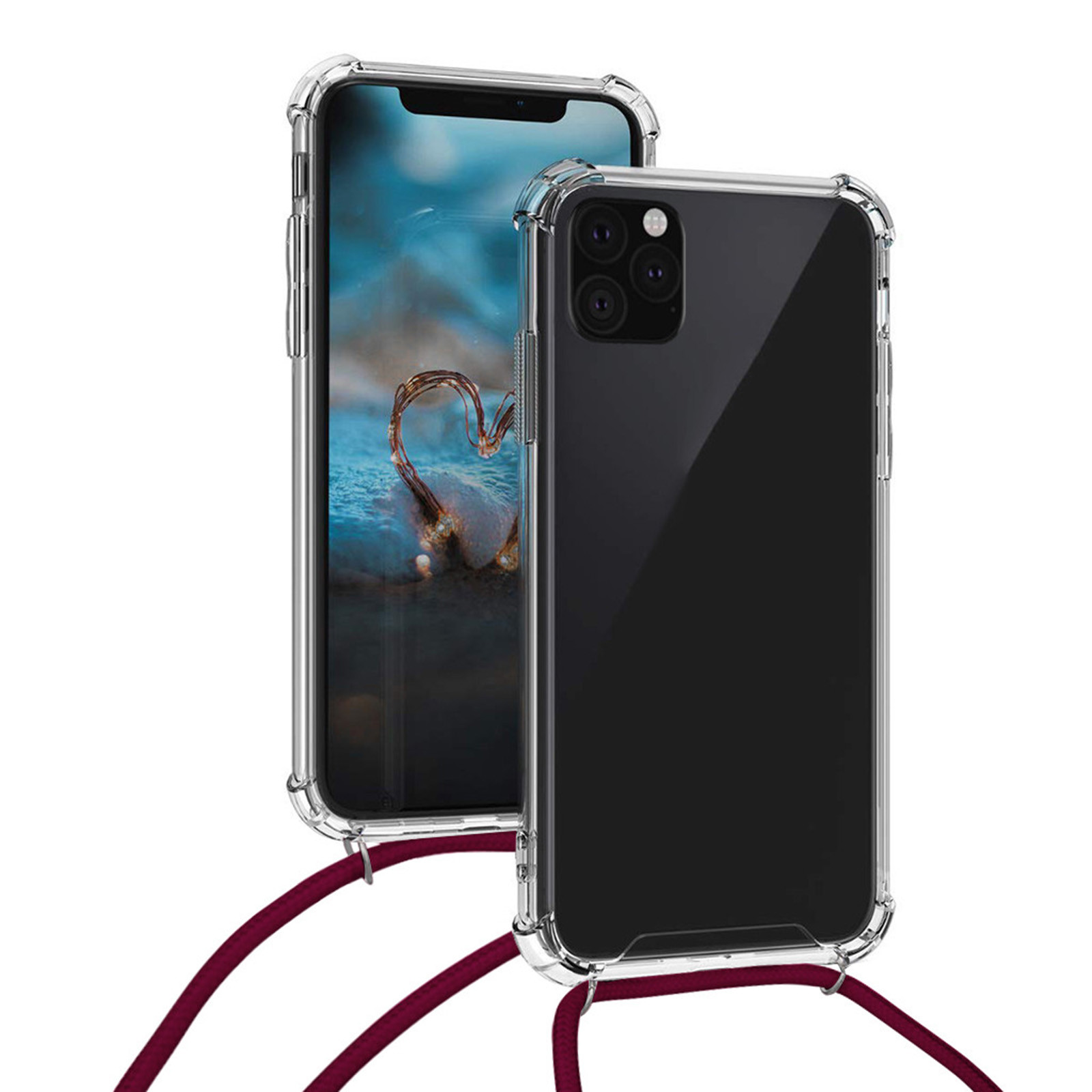 For iPhone 12 Pro Max 6.7in Lanyard Neck Strap Retractable - 图2