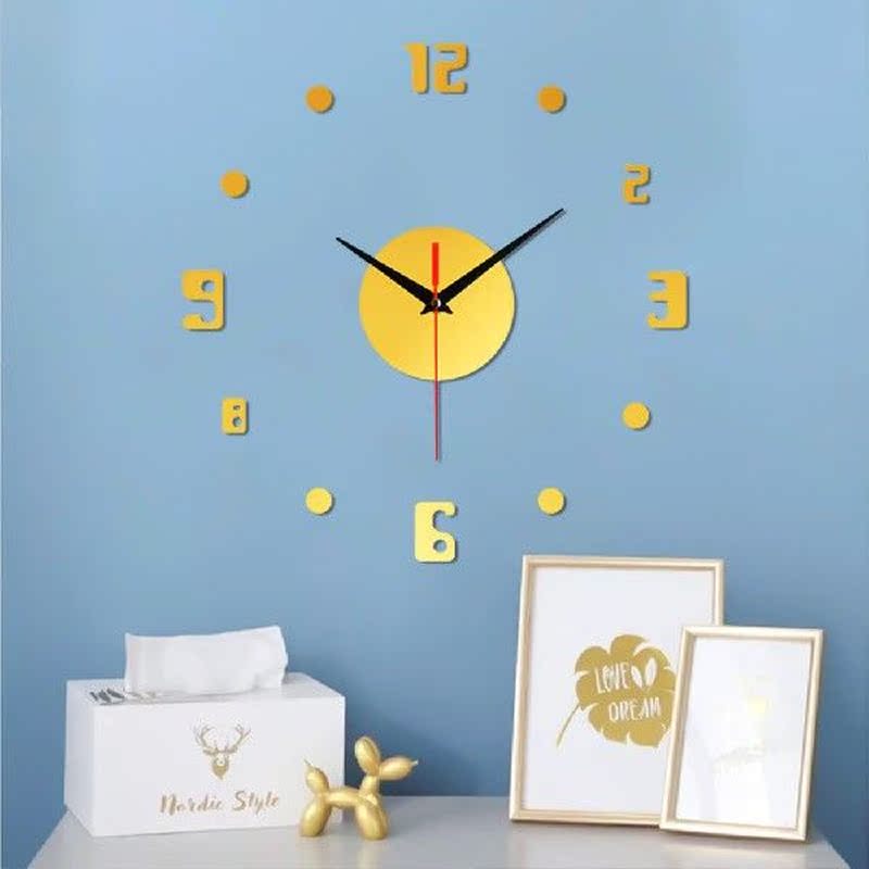 Jam Dinding DIY Kreatif Baru Dapat Dilepas Jam Modern Ruang - 图0