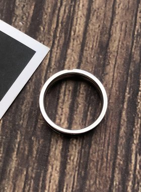 钛钢戒指男生配饰潮男戒潮人饰品单身男士食指小众高级尾戒