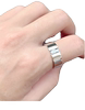 INS titanium steel simple and personalized men's ring plain Japanese and Korean diamond-inlaid high-end male index finger single male ring engraving