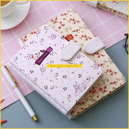 New Arrival A6 Creativity Floral Flower Notebook Diary Weekl - 图0