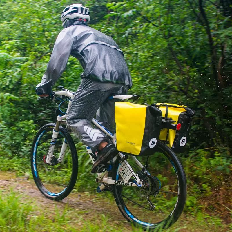 Bicycle Bag Waterproof 10-18L Portable Bike Bag Pannier Rear - 图0