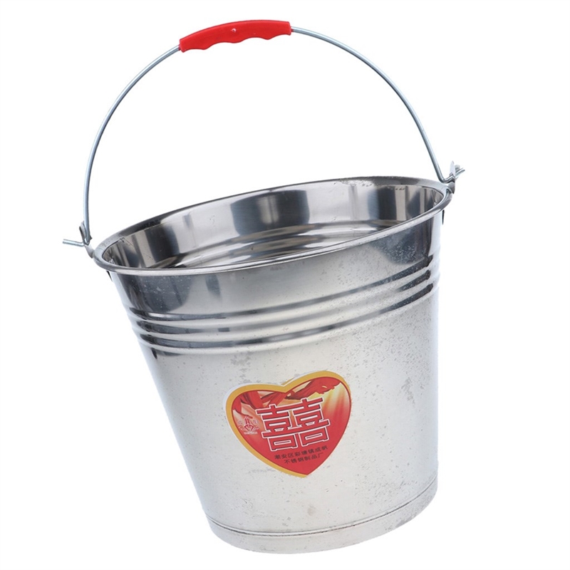 12L/16L/20L Stainless Steel Ice Bucket Pail Wine Water Stor - 图0