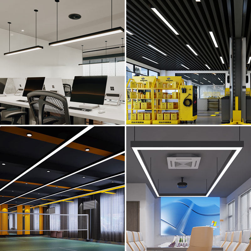 现代简约超亮方通灯led办公灯长条灯办公室店铺商用专用吊灯条形,淘宝优惠券,粉丝福利购,淘宝优惠卷