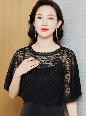 衫佩姿夏季斗篷中国风女性披肩
