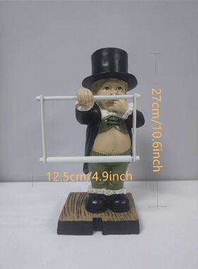 Creative Spoof Paper Holder Statue Cute Funny Decorative