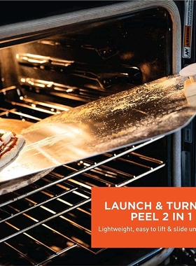 Foldable Aluminum Pizza Peel Paddle 12X14Inch Pizza Spatula