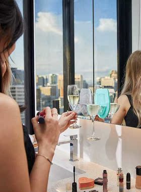 1PC Bar Watt Plastic Wine Glass Holder 适用于 The Bath Showe