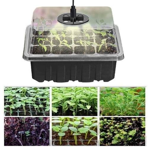 5 Pack Seed Trays Seeding Starter Kits With Humidity Domes - 图1