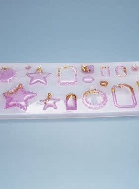 Diy Earrings Pendant Mold Crystal Epoxy Resin Casting