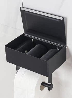 Stainless Steel Toilet Paper Holder Bathroom Wall Mount WC
