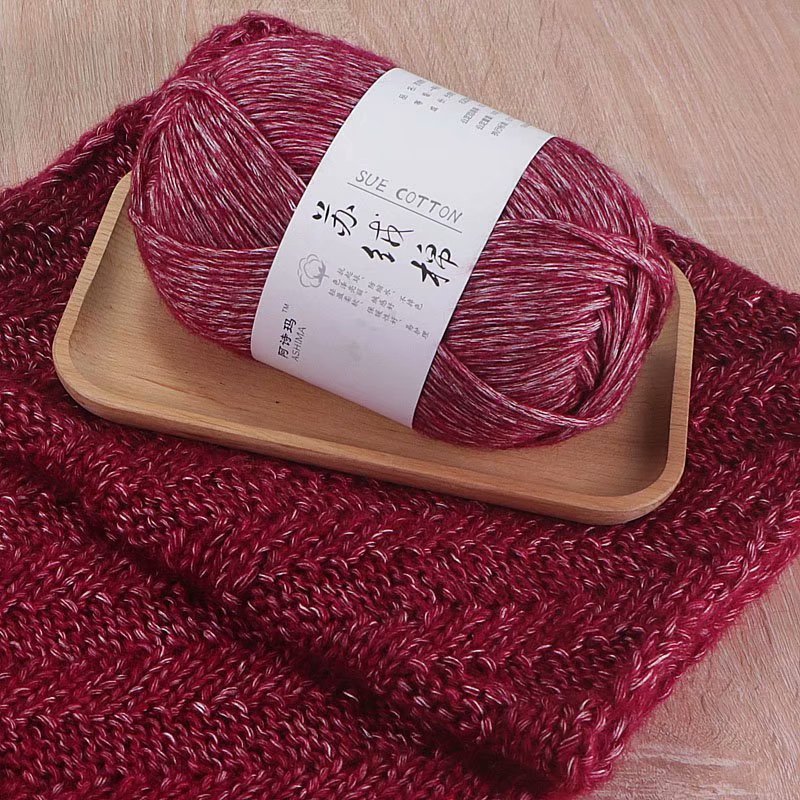 1Roll Cotton Thick Wool Thread Yarn Knitting Yarn Crochet-图2