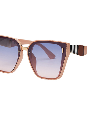 bramd Vintage Oversized Square Sunglasses Women Brand Design