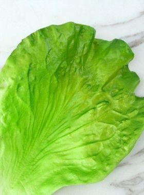 P82C Artificial Vegetable Lettuce Leaves Simulation Fake