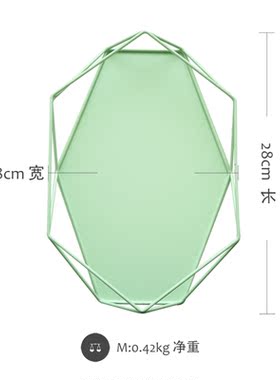 2022 Real Forest Style Fresh Green Cake Stand Combination