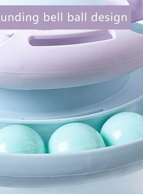 Pet Cat Toy Tumbler Turntable Kitten Tower Tracks Disc Cat