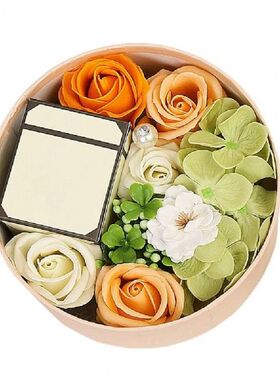 Romantic Scented Soap Rose Flower Gift Box for Valentine&amp