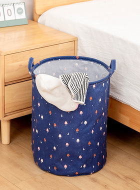 Korean Cartoon Cloth Dirty Clothes Basket Folding