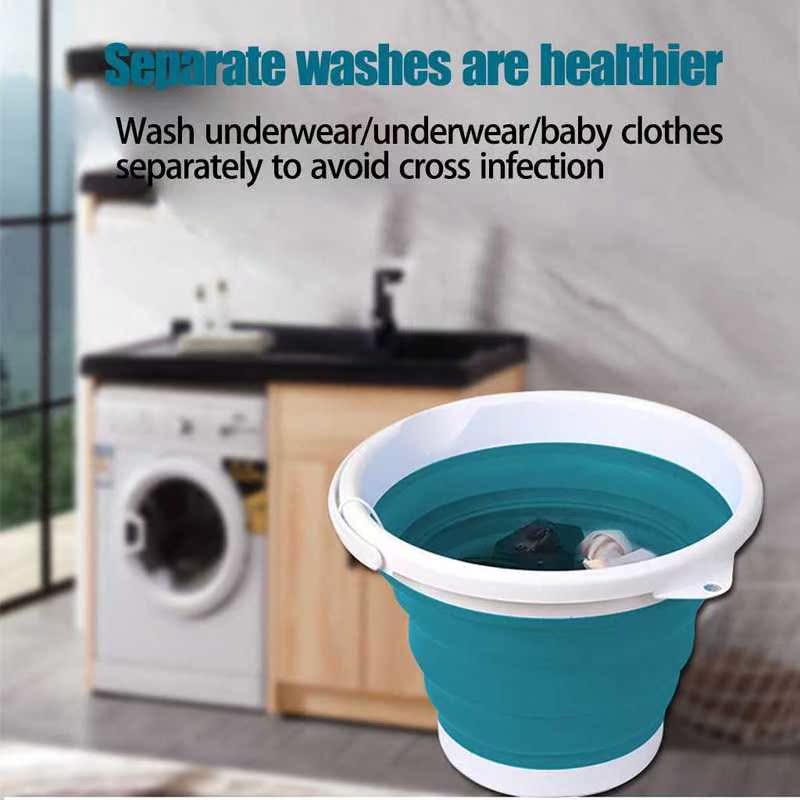 Washer Bucket Clothes-Washing-Machine Folding Winding-Wave P - 图3