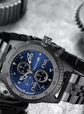 大表盘男表Multi functional waterproof Large Dial Men'