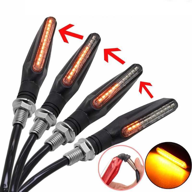 Light-Lamp Indicators Amber Blinkers Motorcycle-Turn-Signal - 图0