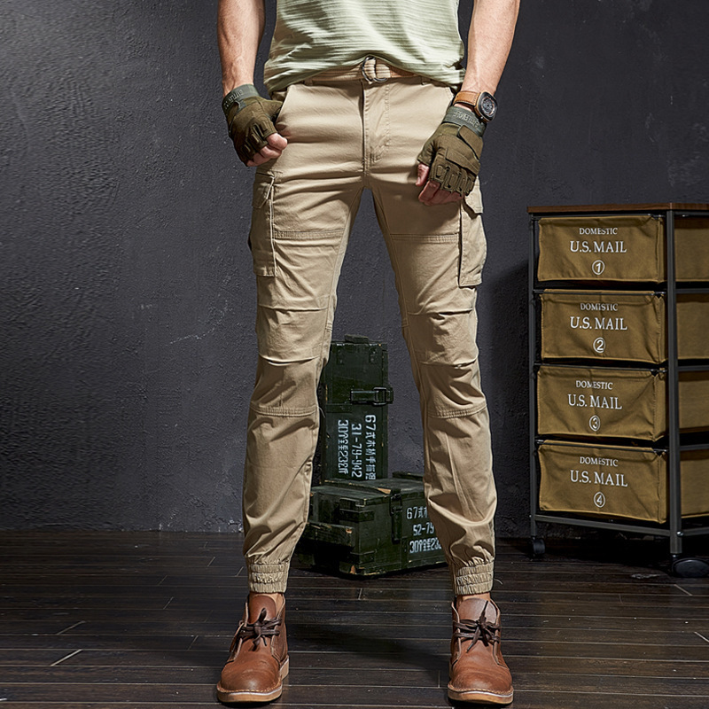 Fashion High Quality Slim Military Camouflage Casual Tactica-图2