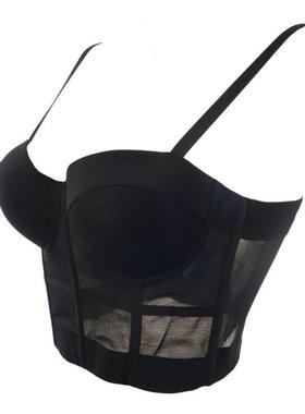 S M L XL 2XL 3XL Fashion Mesh Push Up Bralet Women's