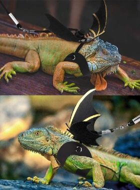 Bearded Dragon Harness Leash Adjustable Soft Leather