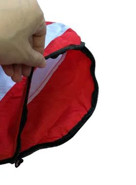 Scuba Diving Round Zipper Mouthpiece Regulator Gear Bag