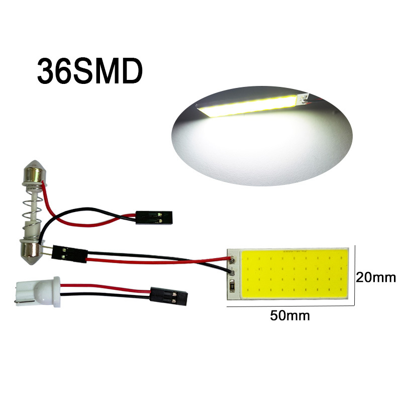 White T10 W5w Cob 24SMD 36SMD 48SMD Car Led Auto Interior Re - 图3