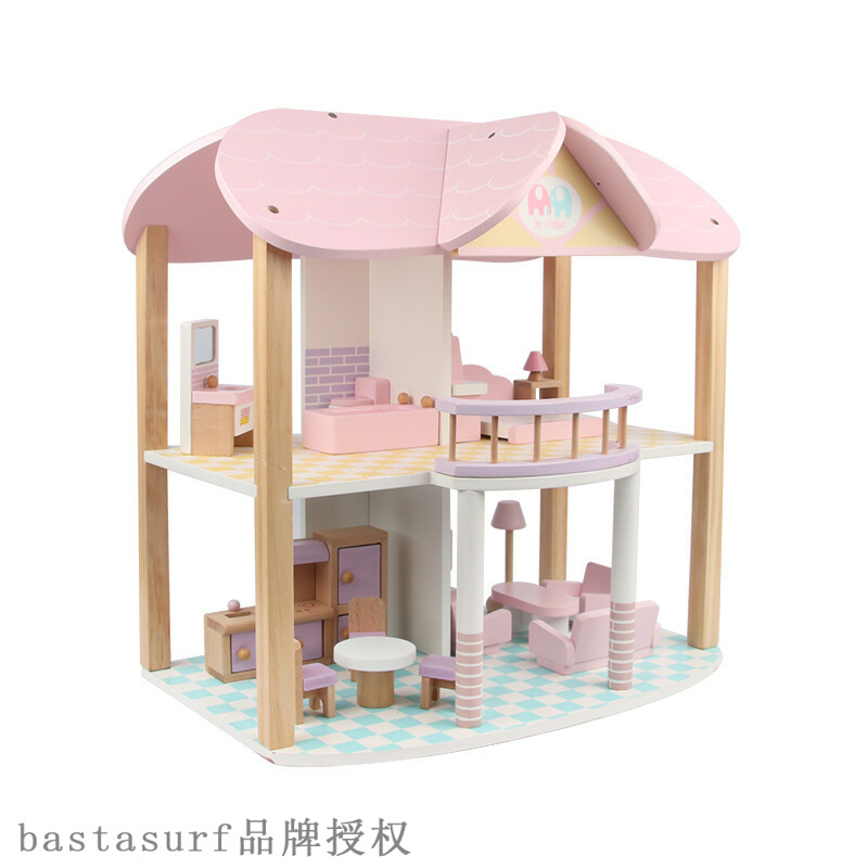 Princess Doll House Villa wooden house cabin house DIY puzz